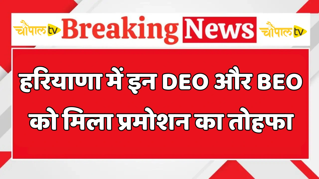 These DEOs and BEOs in Haryana received