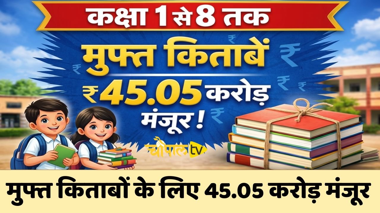 The government has approved Rs 45.05 crore for free books.