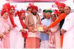 Chief Minister Shri Nayab Singh Saini attended the statue installation ceremony of Sant Guru Ravidas Ji held in Jadoula village, Kaithal.