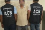 A private individual was arrested in Haryana while accepting a bribe of ₹75,000