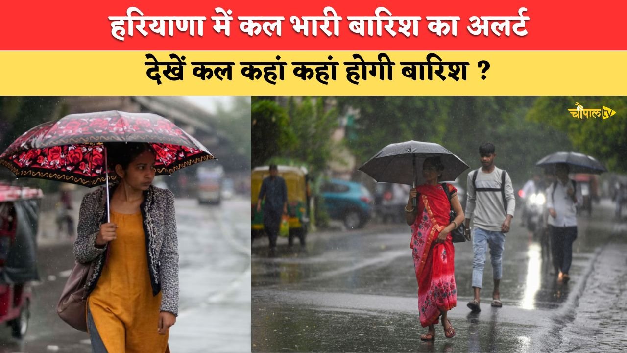 Haryana Weather Alert: Rain alert for three days starting tomorrow